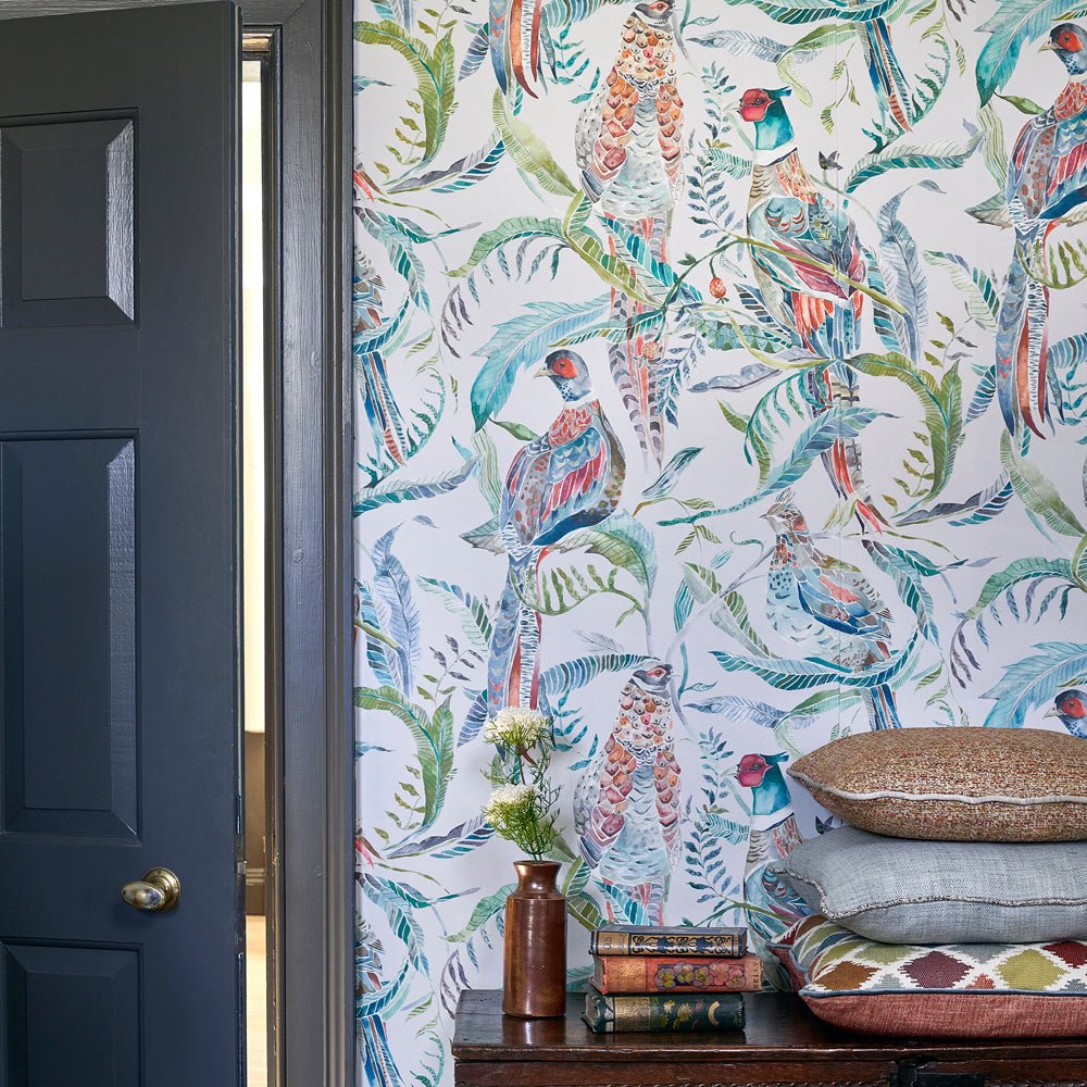 Torrington Wallpaper - Pomegranate - Voyage Maison - TORRING/WPO/POMWallpaper199