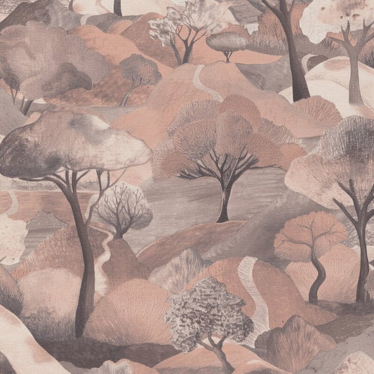 Tree Landscape Wallpaper - Beige - Erismann - 10433 - 32Wallpaper199