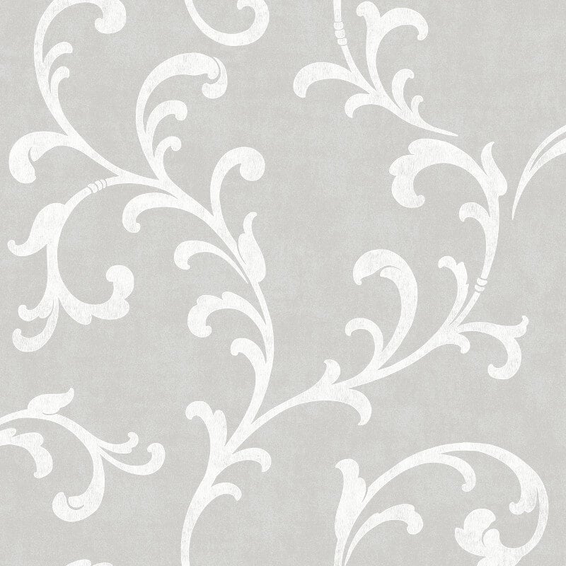 Trellis Scroll Wallpaper - Silver - SK Filson - DE41839Wallpaper199