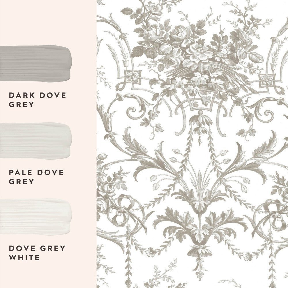 Tuileries Wallpaper - Dark Dove Grey - Laura Ashley - 130111Wallpaper199
