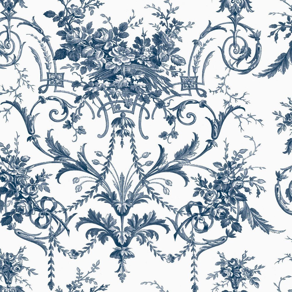 Tuileries Wallpaper - Midnight Blue - Laura Ashley - 122767Wallpaper199