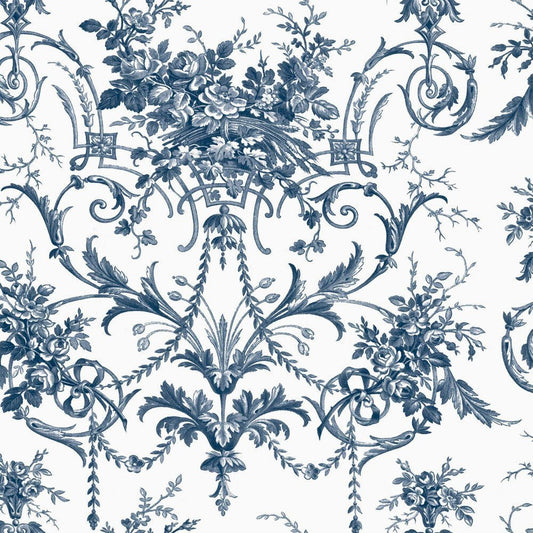 Tuileries Wallpaper - Midnight Blue - Laura Ashley - 122767Wallpaper199