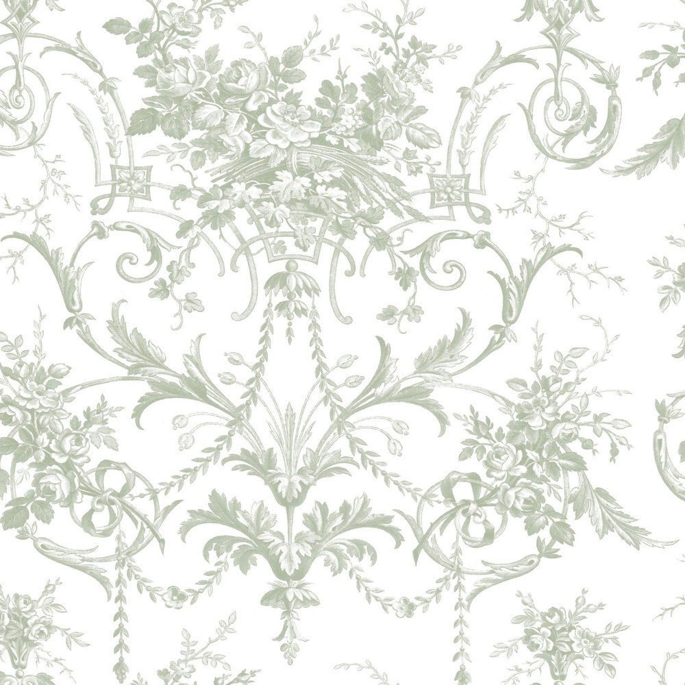 Tuileries Wallpaper - Sage Green - Laura Ashley - 130112Wallpaper199