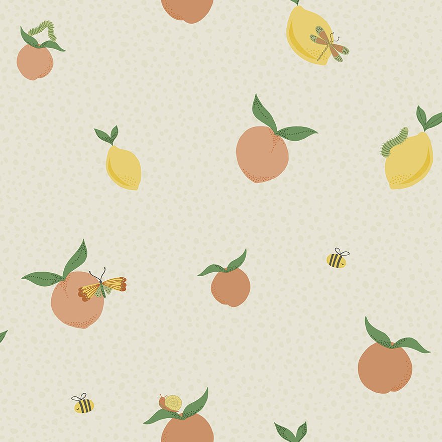 Tutti Fruity Wallpaper - Cream/Orange - Holden Décor - 13270Wallpaper199