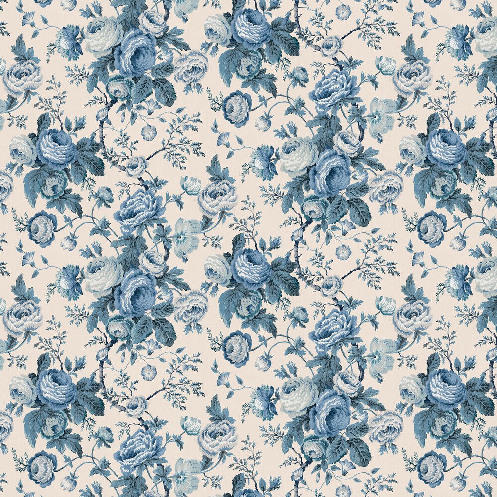 Uffington Roses Wallpaper - Dark Seaspray - Laura Ashley - 140324Wallpaper199