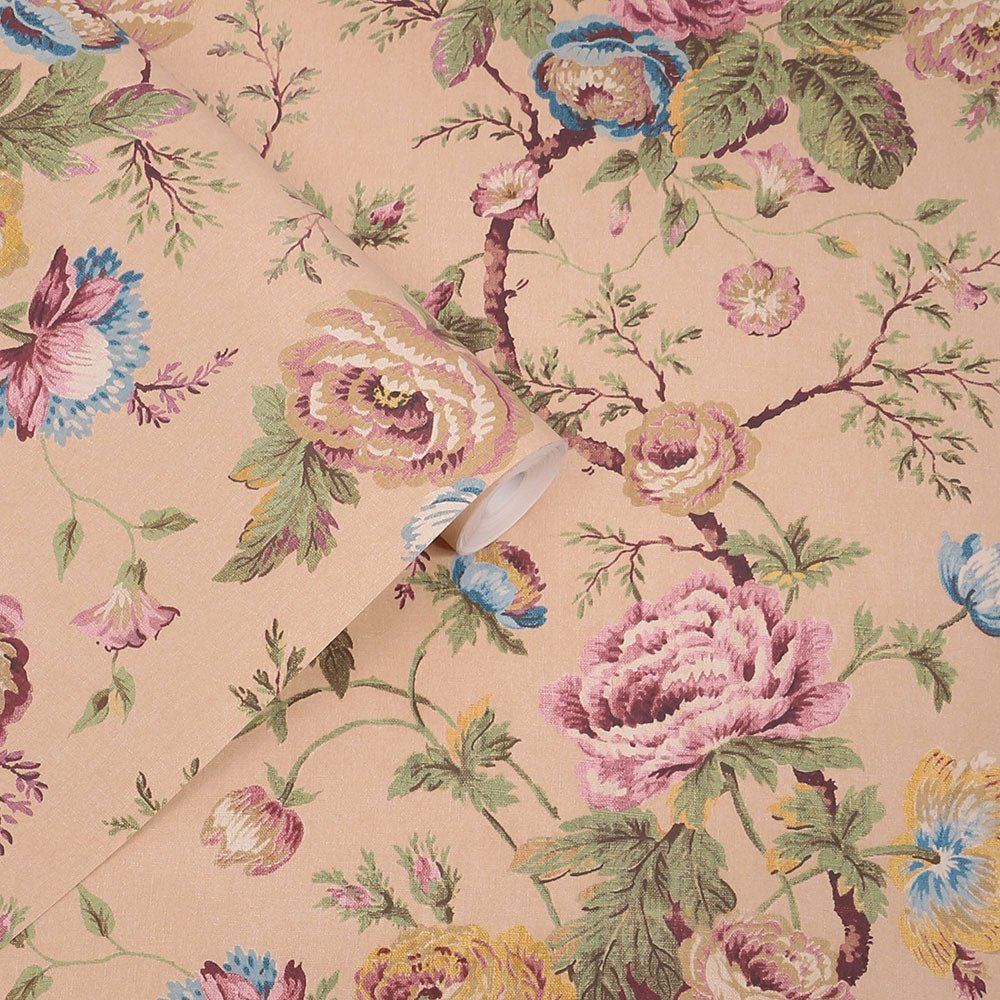Uffington Roses Wallpaper - Plaster Pink - Laura Ashley - 140323Wallpaper199