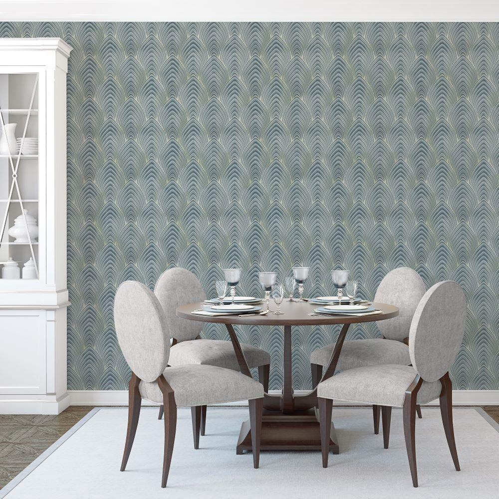 Utopia Arch Array Wallpaper - Green - Galerie - G68020Wallpaper199