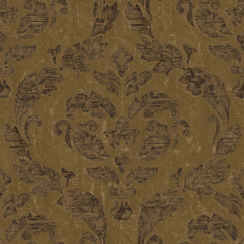 Utopia Damask Wallpaper - Bronze Brown - Galerie - G67778Wallpaper199