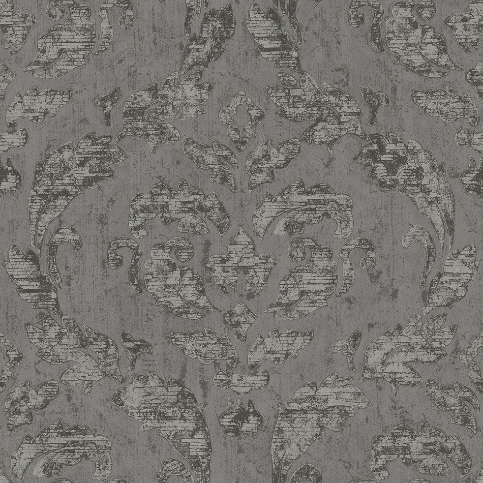 Utopia Damask Wallpaper - Silver Grey - Galerie - G67782Wallpaper199