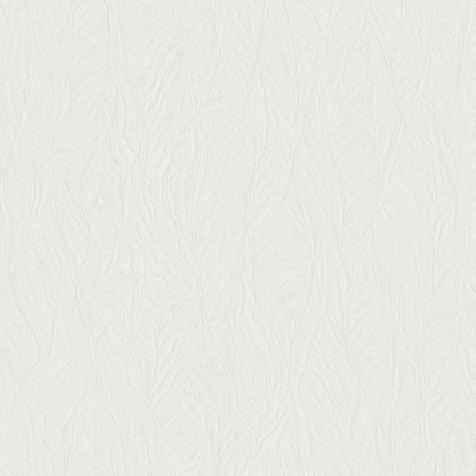Utopia Leaf Emboss Wallpaper - White - Galerie - G67807Wallpaper199