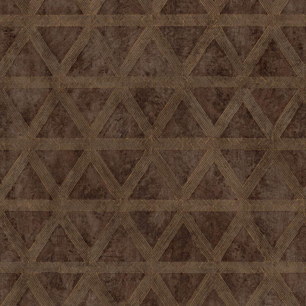 Utopia Tri Prism Wallpaper - Brown - Galerie - G68011Wallpaper199