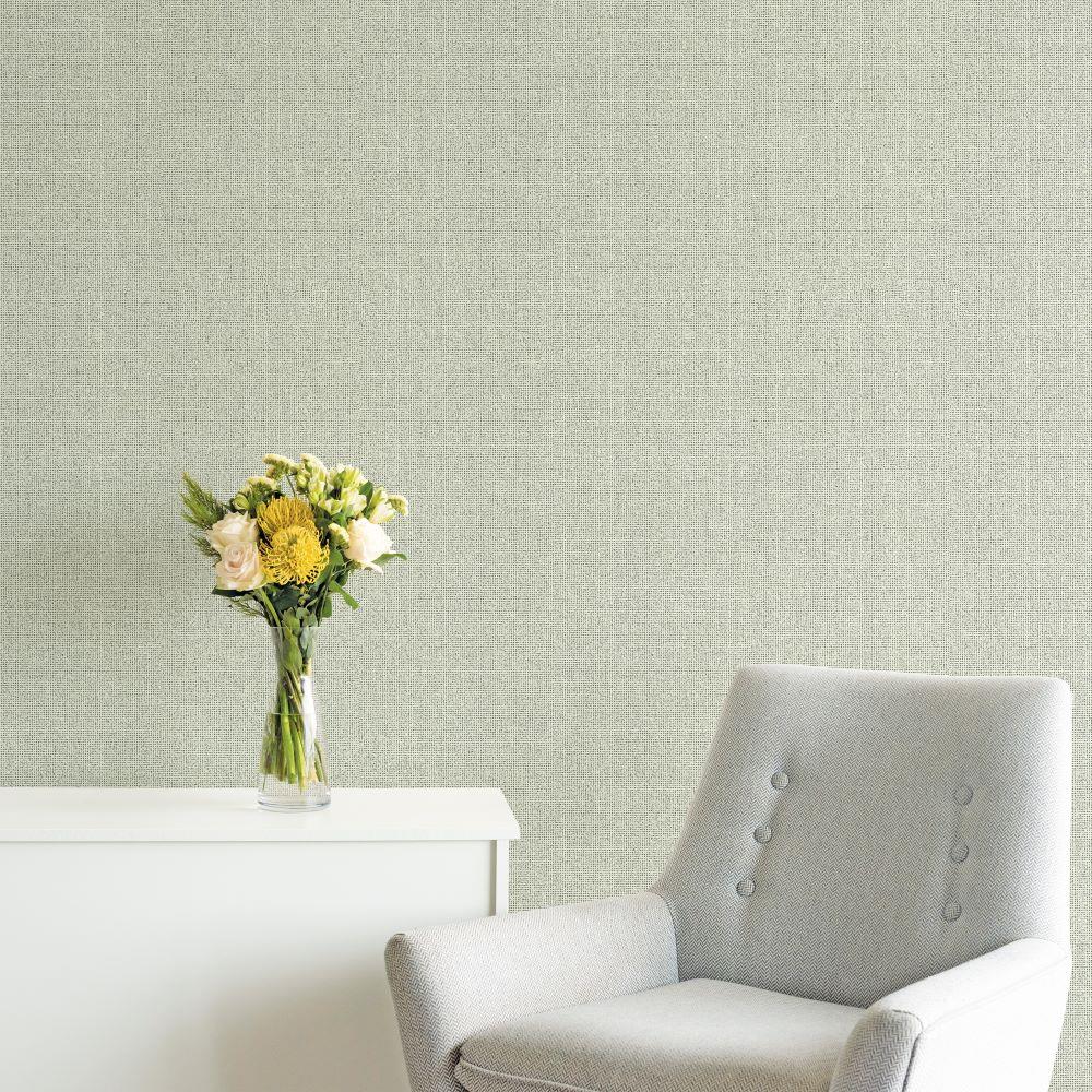 Utopia Weave Wallpaper - Green - Galerie - G68038Wallpaper199