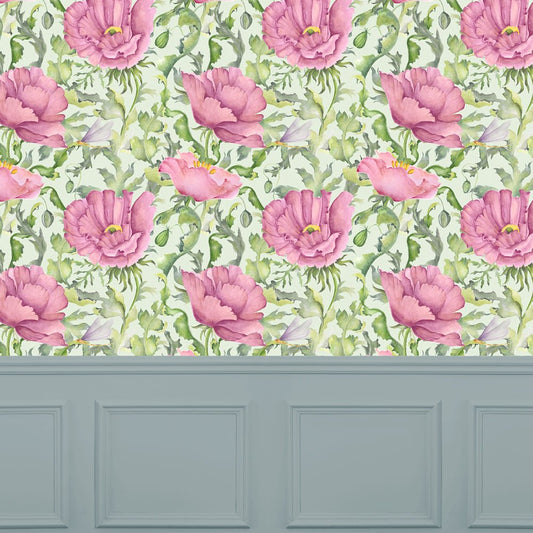Valeria Wallpaper - Sage - Voyage Maison - VALERIA/WPO/SAGWallpaper199