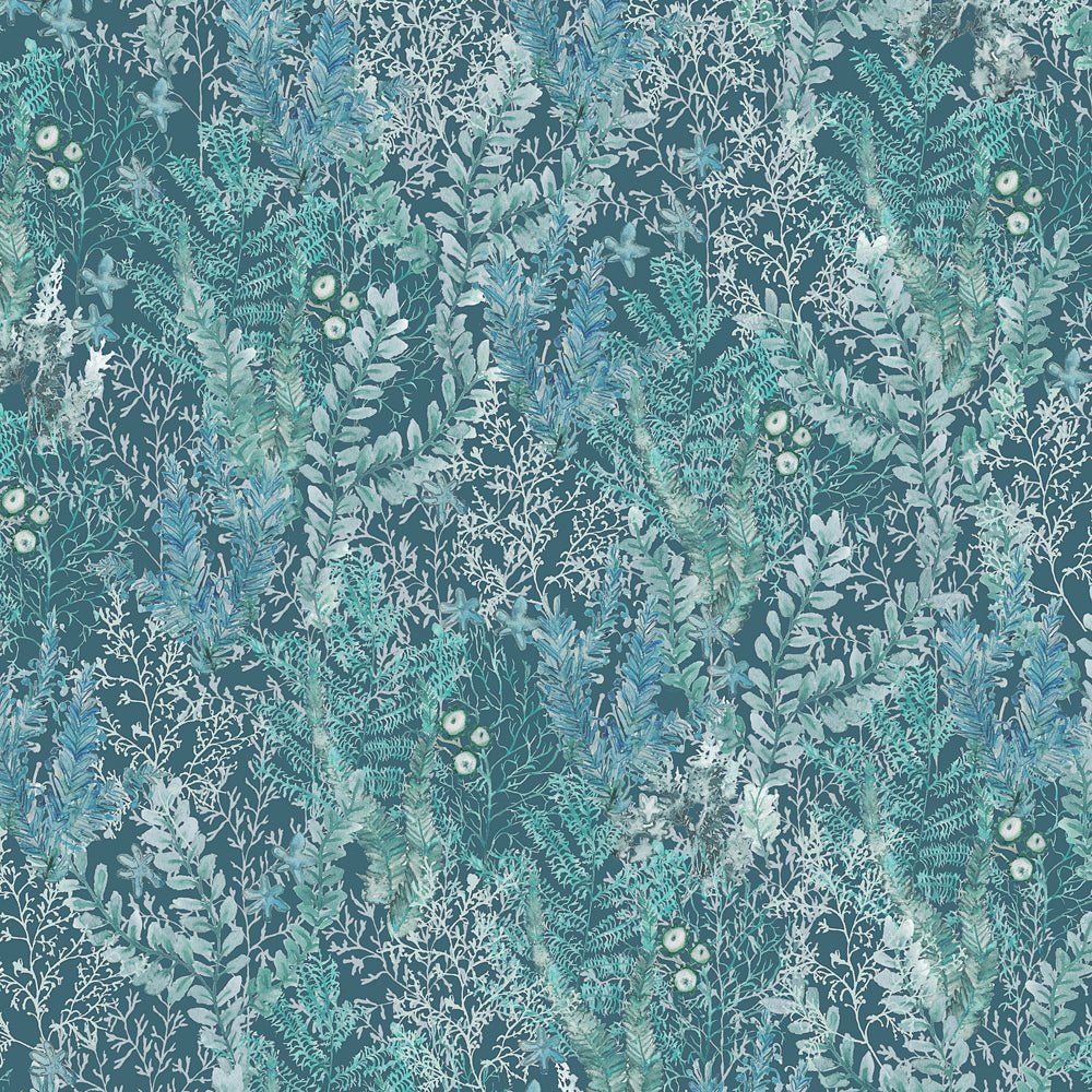 Valetta Wallpaper - Teal - Voyage Maison - VALETTA/WPO/TEAWallpaper199
