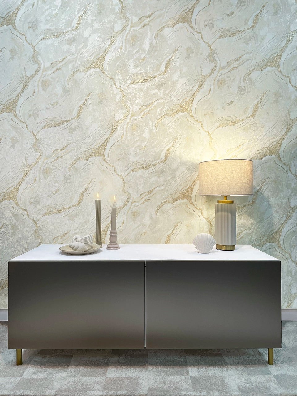 Vasari Marble Wallpaper - Natural - Rasch - 529425Wallpaper199