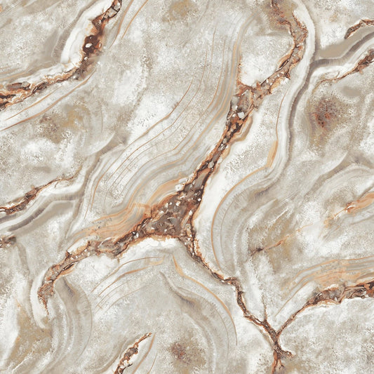 Vasari Marble Wallpaper - Natural & Rust - Rasch - 529418Wallpaper199
