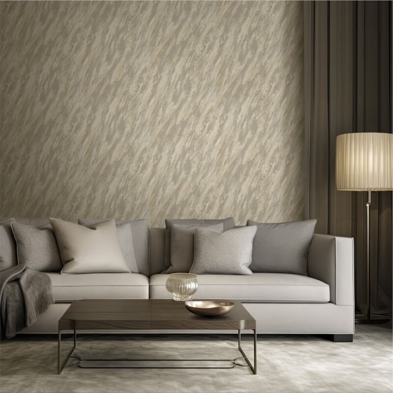 Venezia Marble Metallic Wallpaper - Beige - Muriva - M66317Wallpaper199