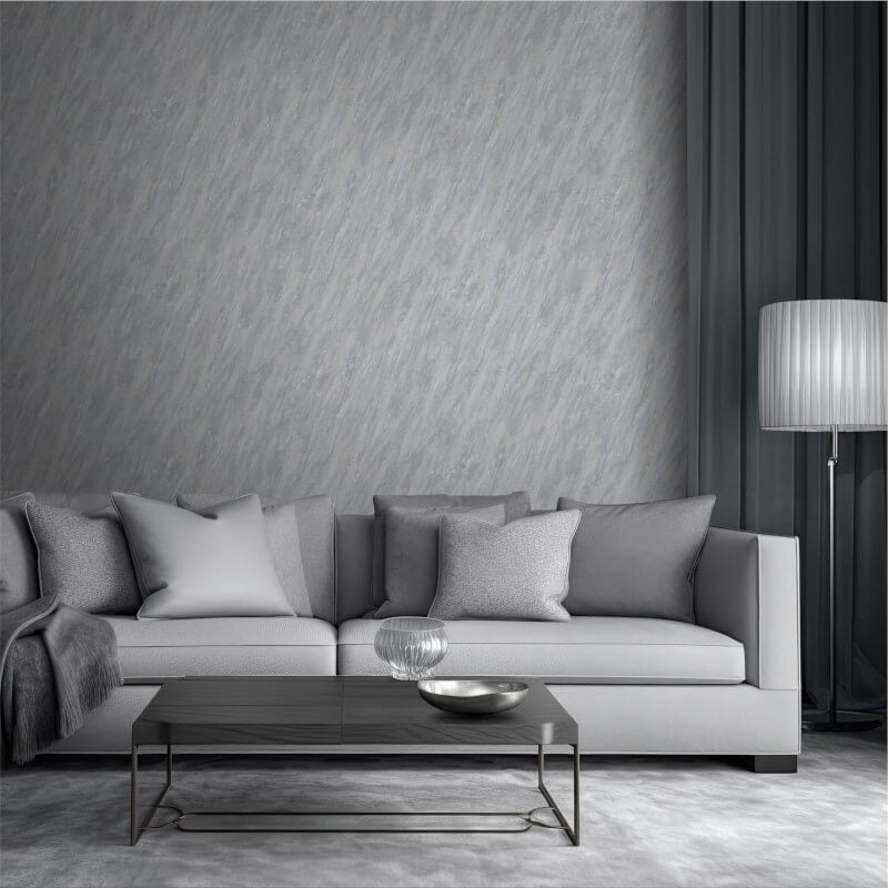 Venezia Marble Metallic Wallpaper - Light Grey - Muriva - M66309Wallpaper199
