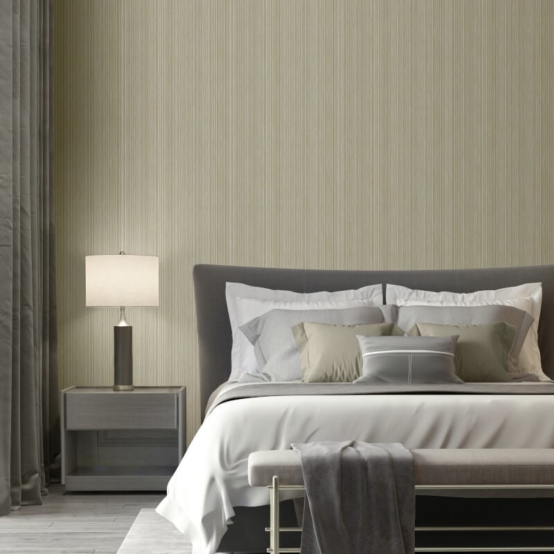 Venezia Stripe Metallic Wallpaper - Gold - Muriva - M66502Wallpaper199