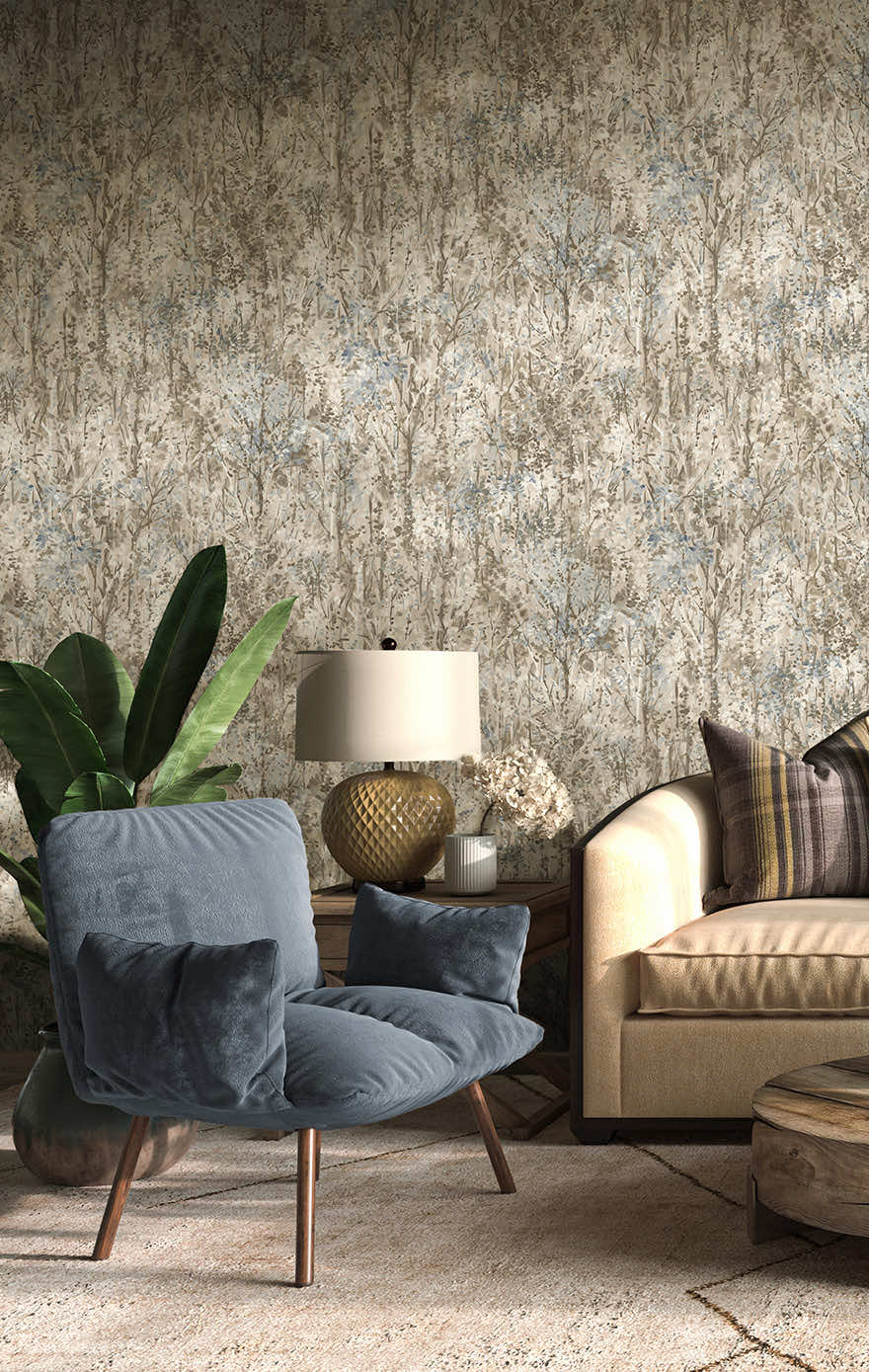 Verdant Wallpaper - Blue - Holden Décor - 36363Wallpaper199