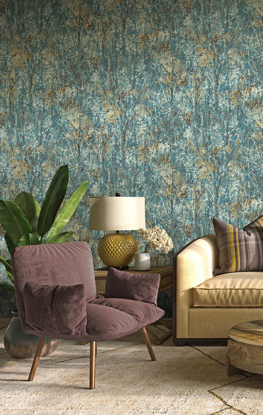 Verdant Wallpaper - Teal - Holden Décor - 36362Wallpaper199