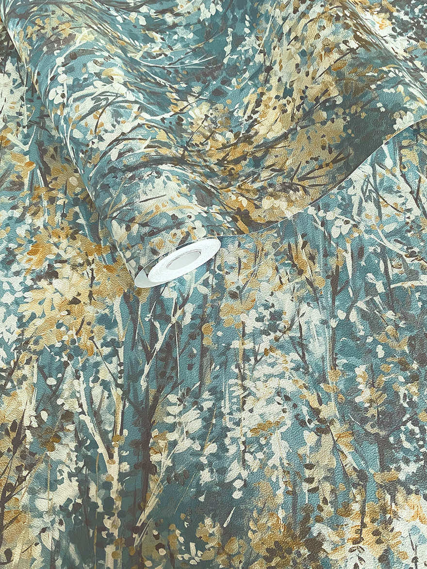 Verdant Wallpaper - Teal - Holden Décor - 36362Wallpaper199