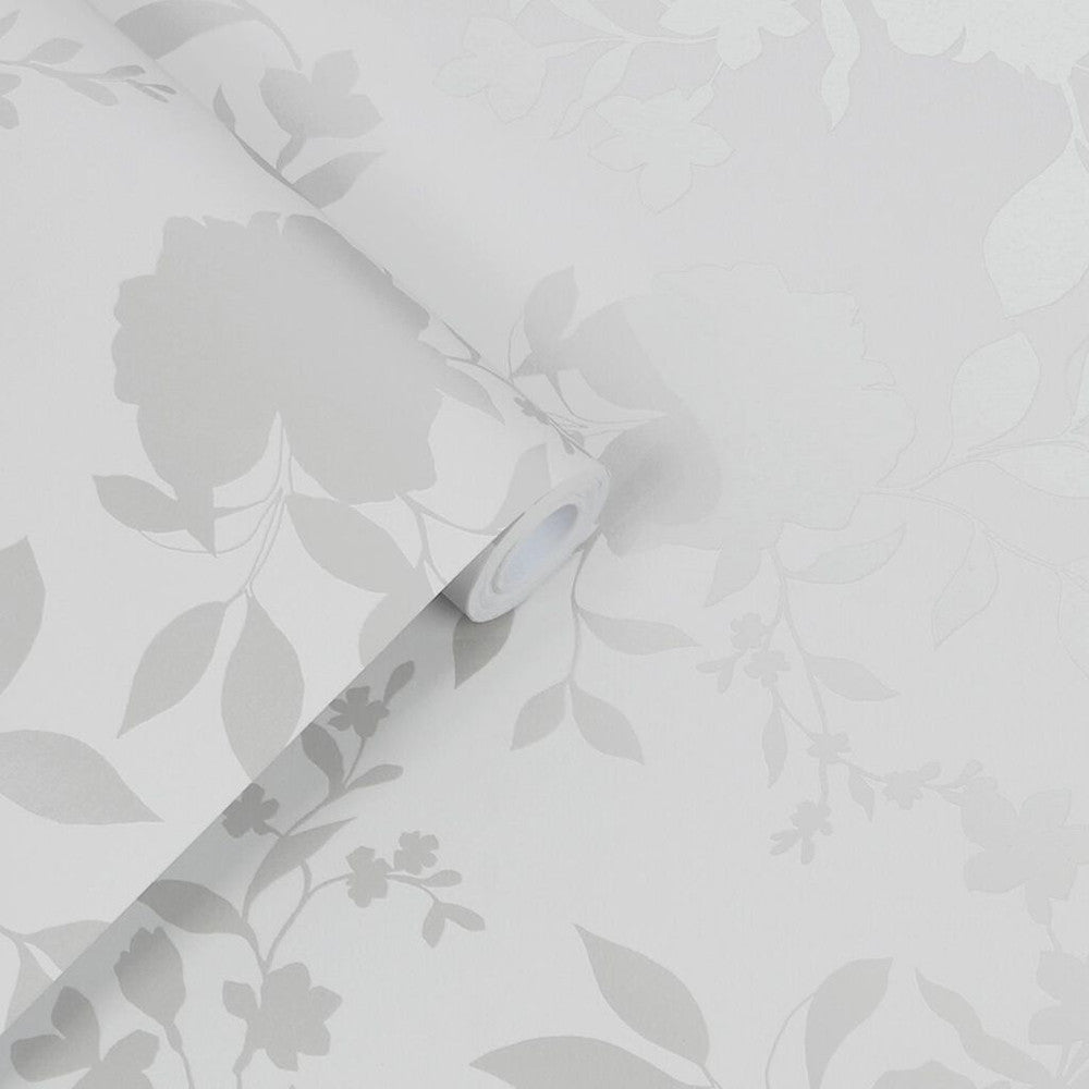 Westbourne Wallpaper - Silver - Laura Ashley - 118485Wallpaper199