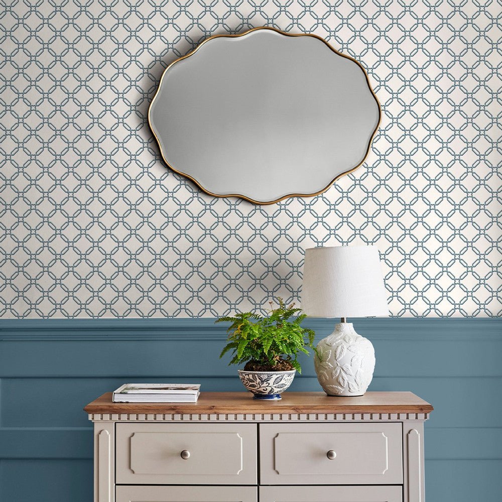 Westminster Wallpaper - Dusky Seaspray - Laura Ashley - 130100Wallpaper199