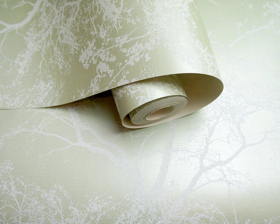 Whispering Trees Wallpaper - Green - Holden Décor - 65620Wallpaper199