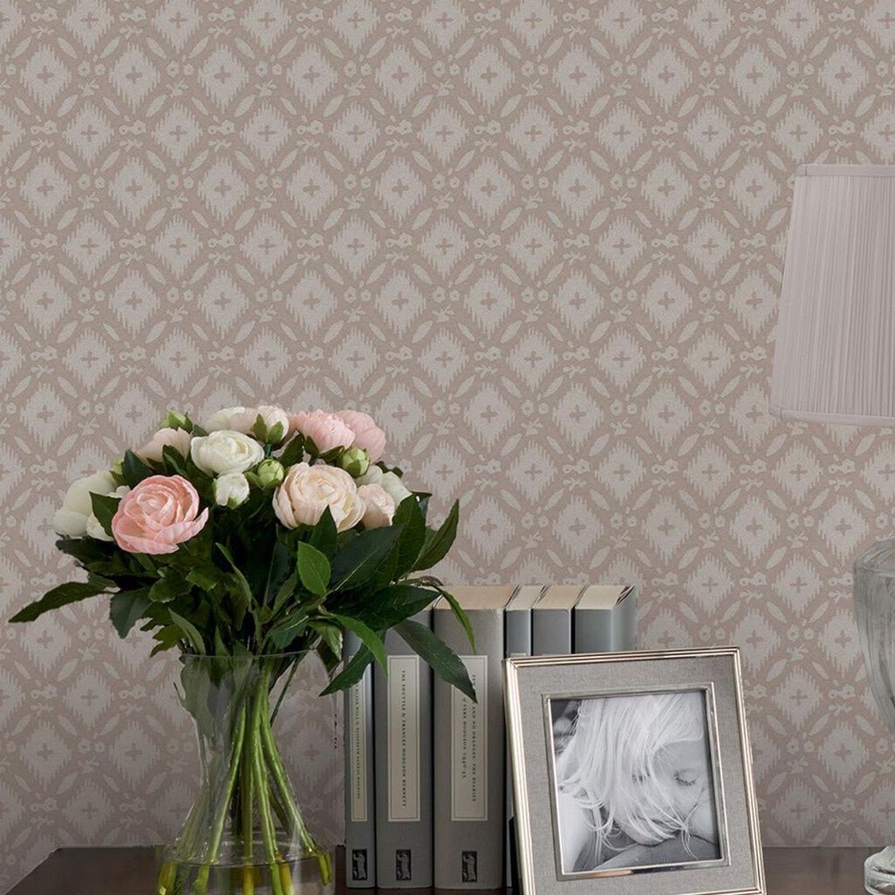 Whitebrook Wallpaper - Dove Grey - Laura Ashley - 118474Wallpaper199