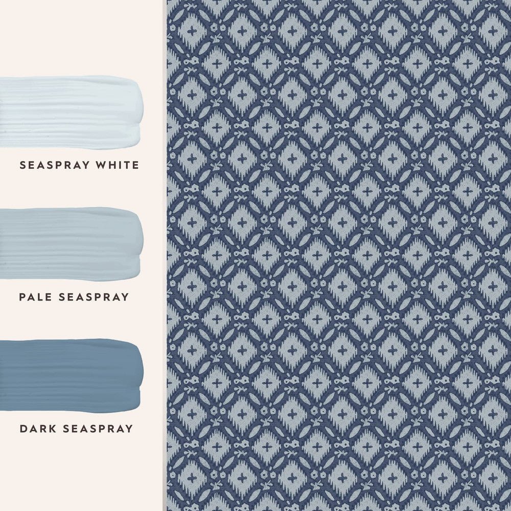 Whitebrook Wallpaper - Dusky Seaspray Blue - Laura Ashley - 121071Wallpaper199