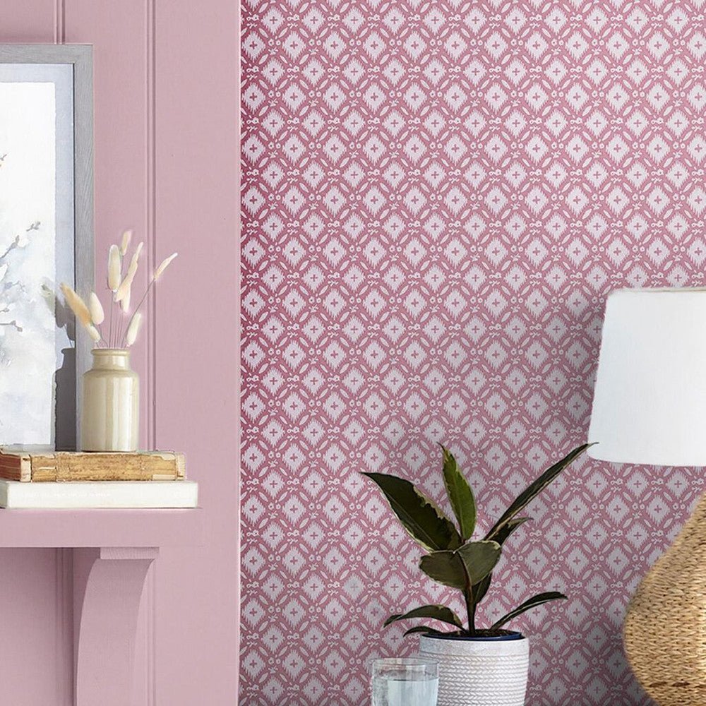 Whitebrook Wallpaper - Mulberry Purple - Laura Ashley - 118473Wallpaper199