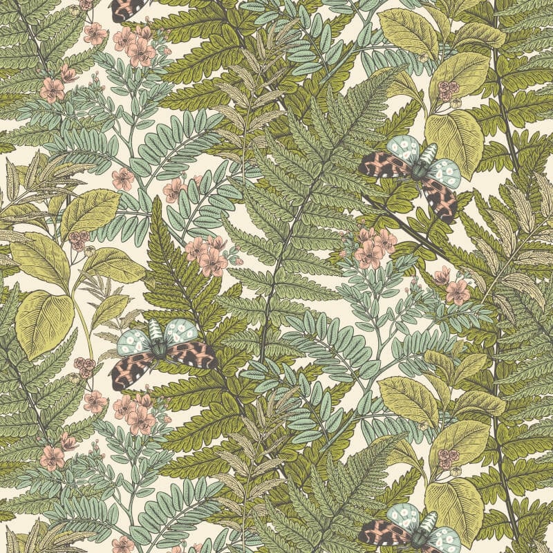 Wild Ferns Wallpaper - Juniper - Hoopla Walls - HWA1198WWallpaper199