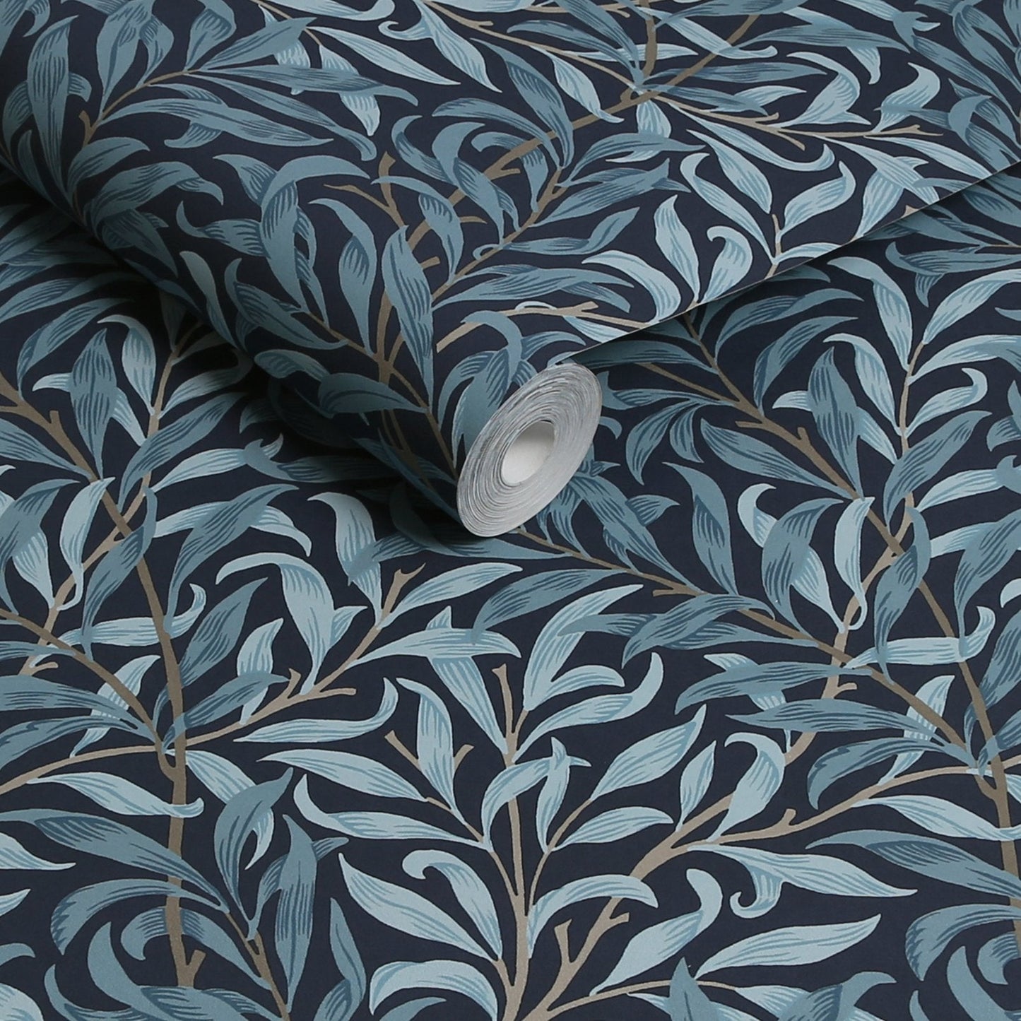 Willow Bough Wallpaper - Deep Blue - 124246 - William Morris AHWallpaper199