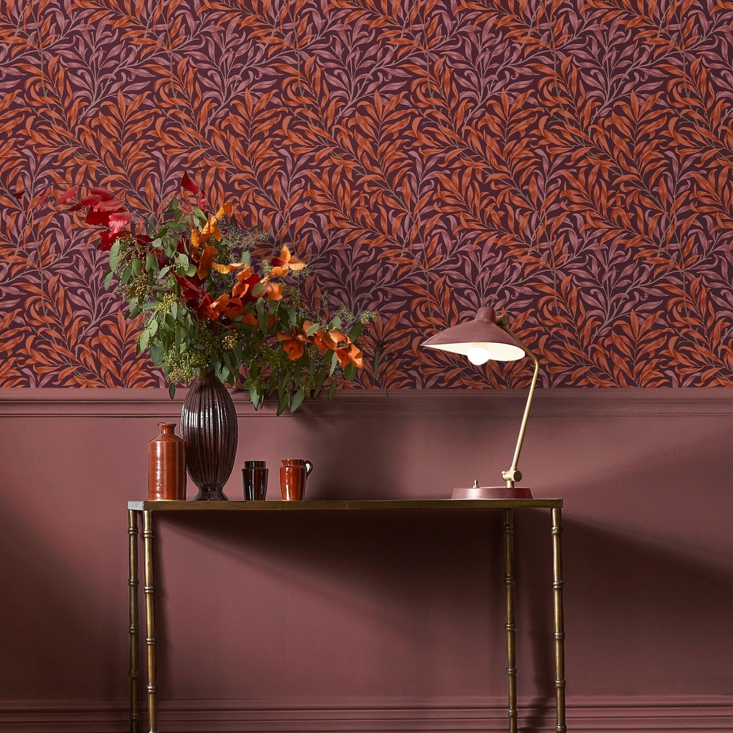Willow Bough Wallpaper - Plum - 124243 - William Morris AHWallpaper199