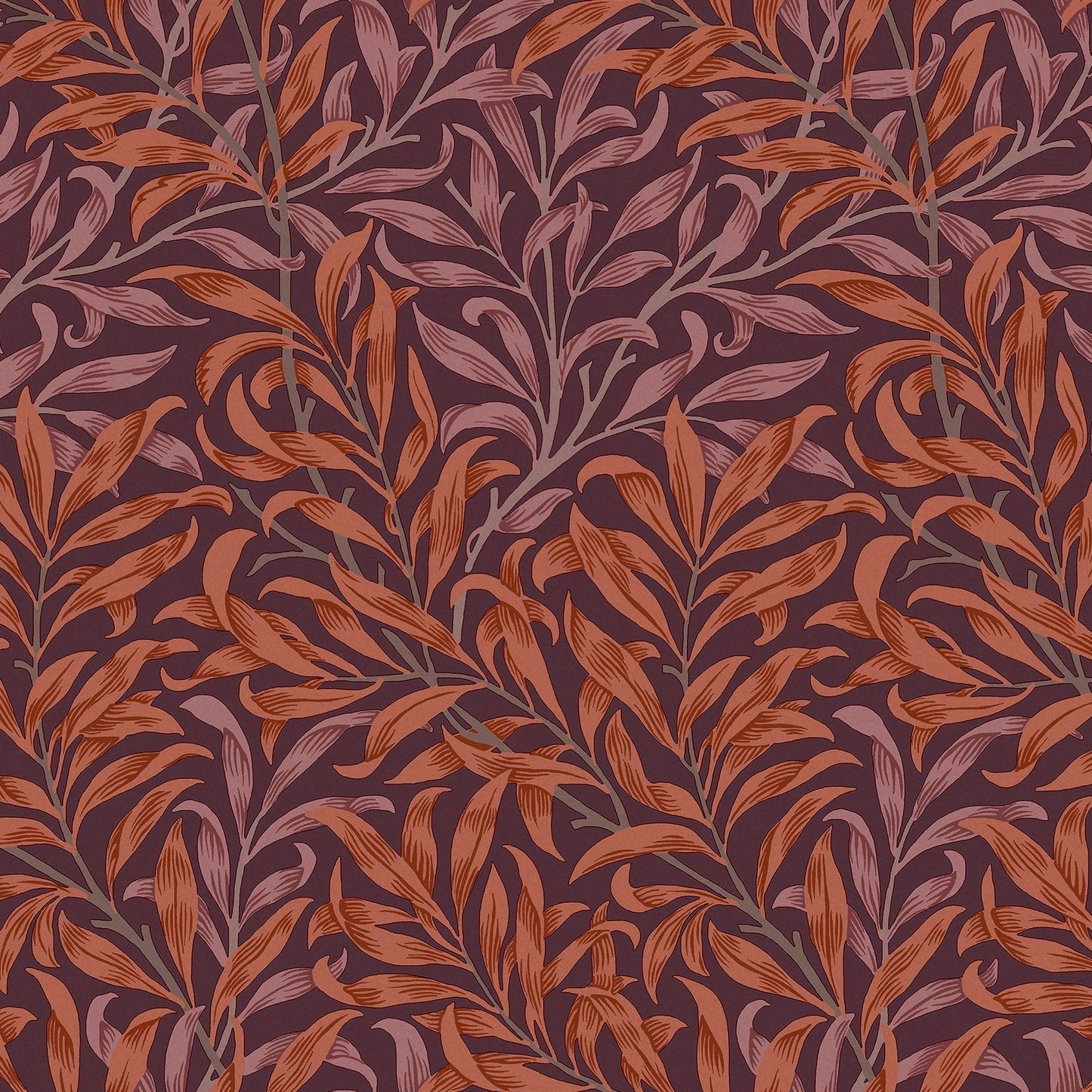 Willow Bough Wallpaper - Plum - 124243 - William Morris AHWallpaper199