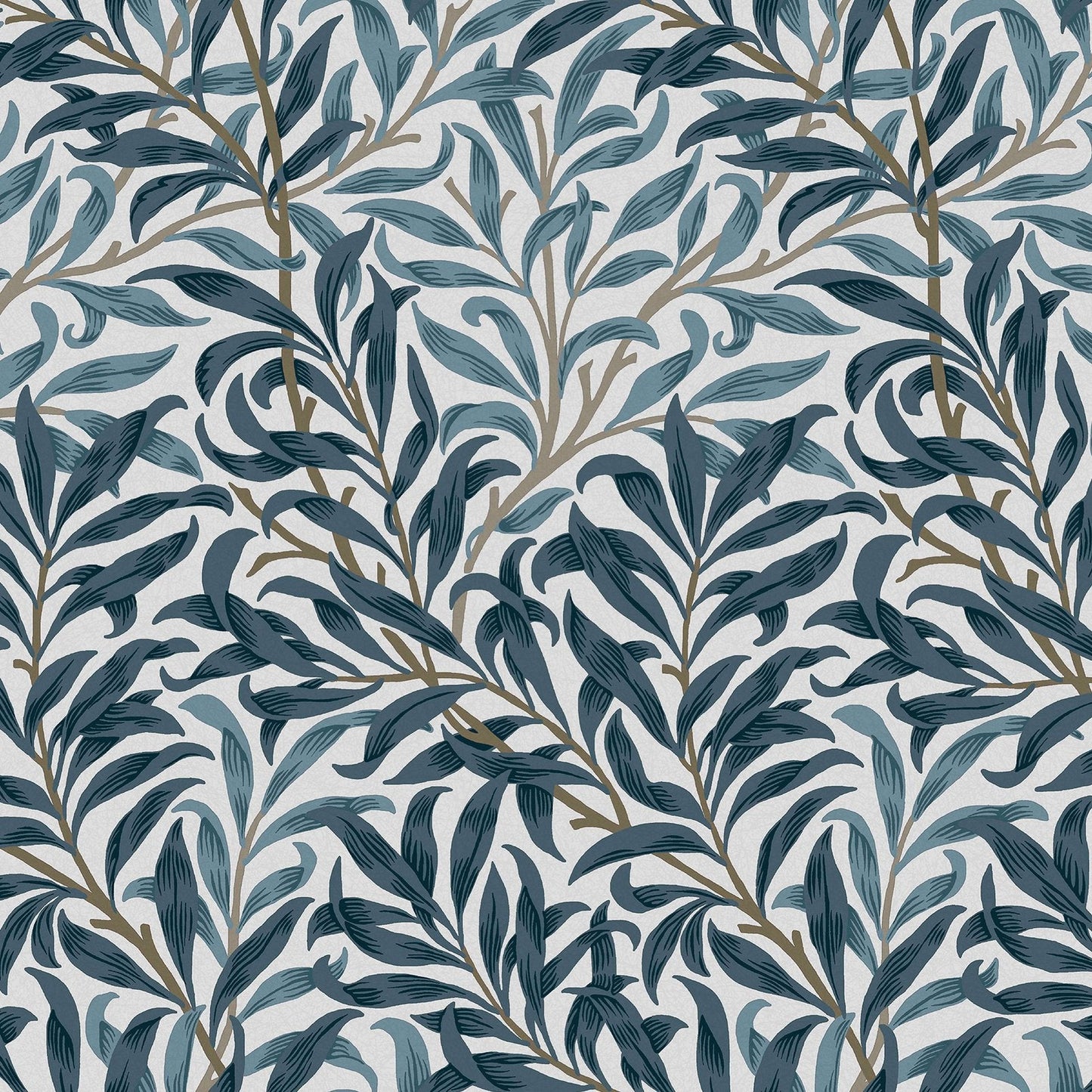 Willow Bough Wallpaper - White & Blue - 124245 - William Morris AHWallpaper199