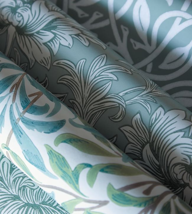 Willow Boughs Wallpaper - Woad - 217080 - Morris & CoWallpaper199