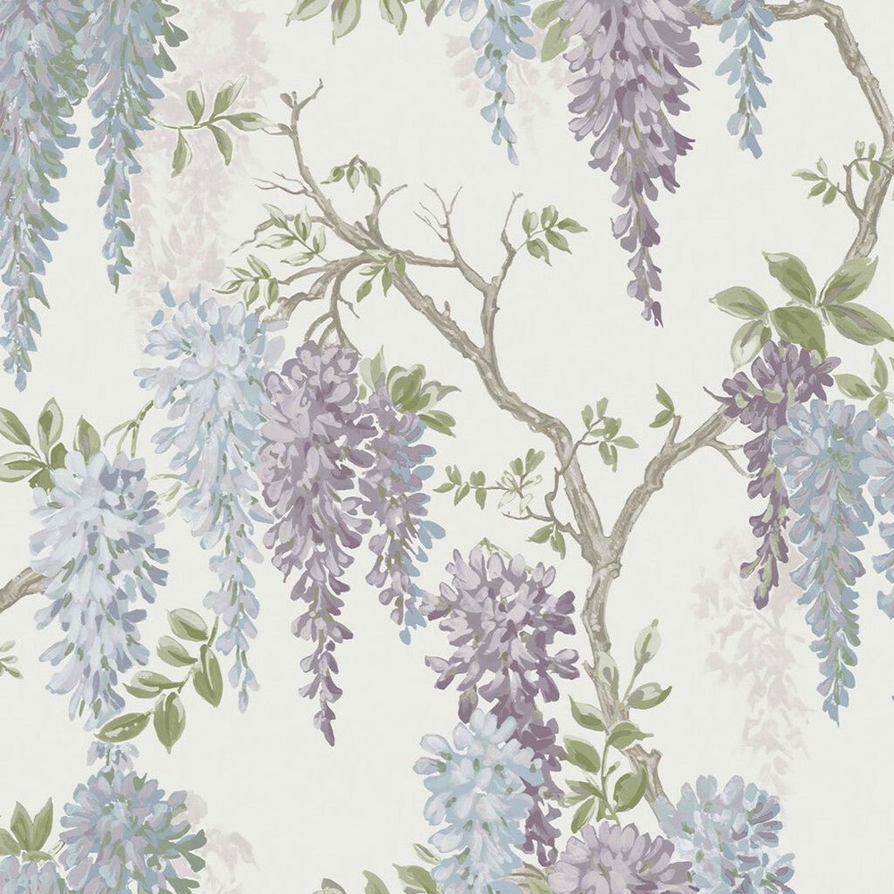Wisteria Garden Wallpaper - Pale Iris - Laura Ashley - 113356Wallpaper199