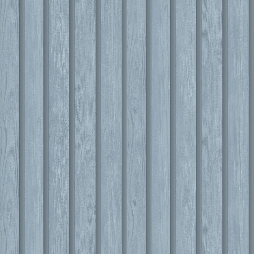 Wood Slat Wallpaper - Blue - Holden Décor - 13302Wallpaper199