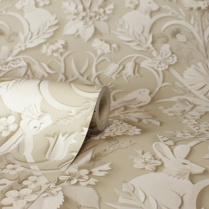 Woodland 3D Effect Wallpaper - Natural - Fine Décor - FD43606Wallpaper199