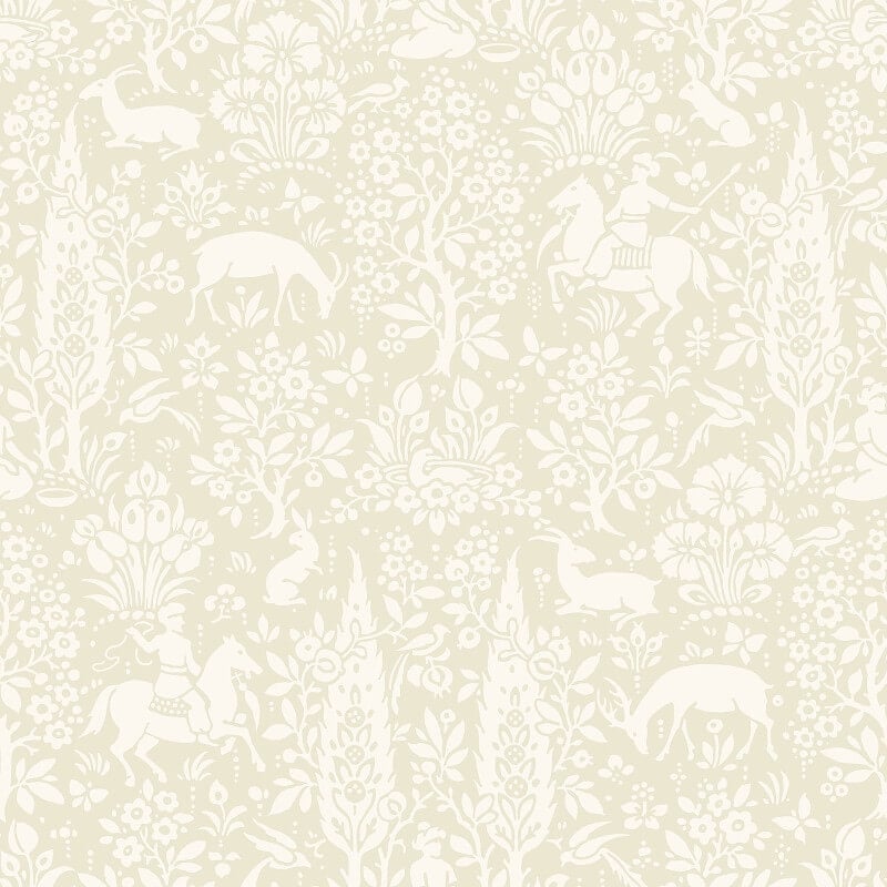 Woodland Floral Wallpaper - Natural - Crown - M1165Wallpaper199