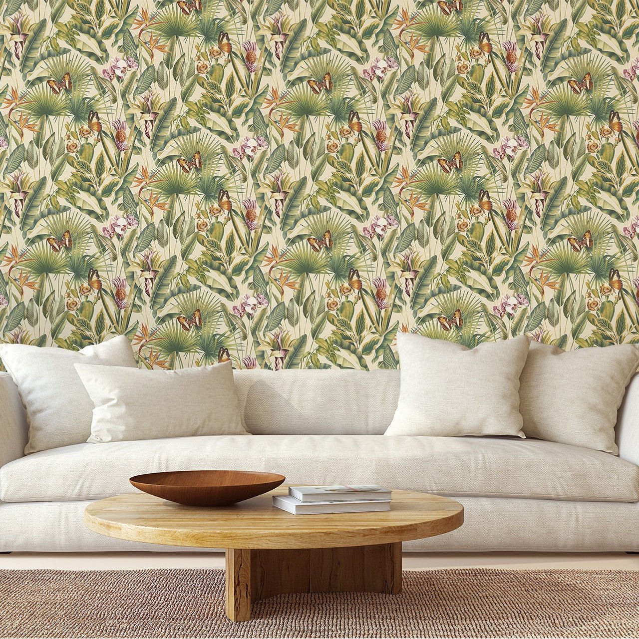 Zanzibar Vasari Wallpaper - Cream - Rasch - 400020Wallpaper199