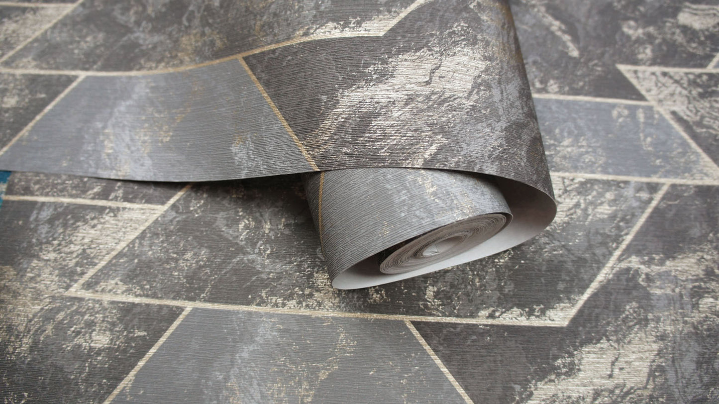Zarci Wallpaper - Charcoal - Holden Décor - 36120Wallpaper199
