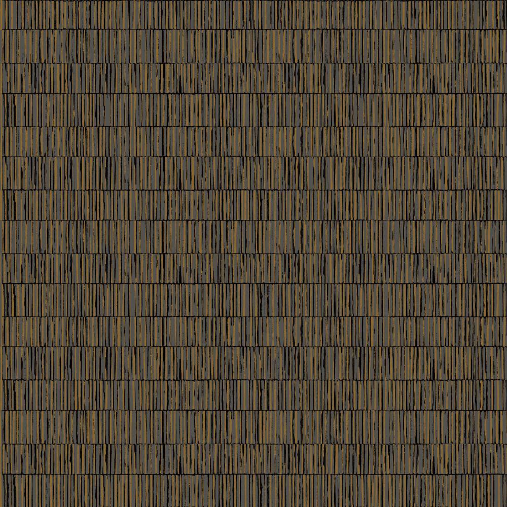 Zen Bamboo Screen Wallpaper - Blue / Rose Gold - Galerie - DWP0362 - 09Wallpaper199