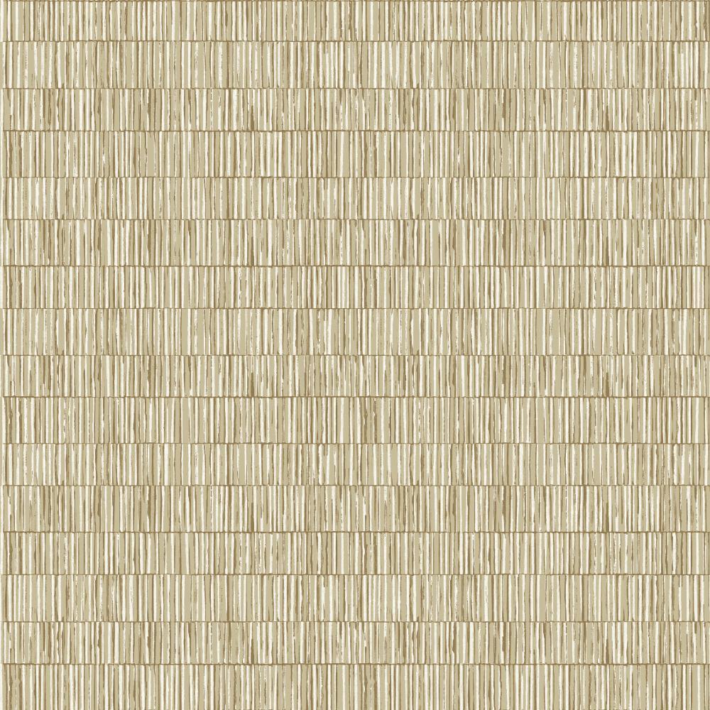 Zen Bamboo Screen Wallpaper - Light Bronze Brown - Galerie - DWP0362 - 03Wallpaper199