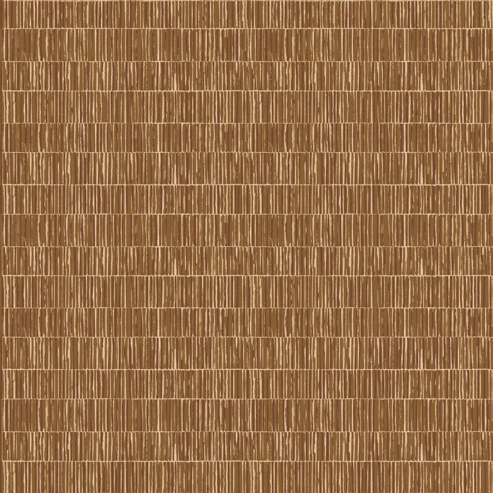 Zen Bamboo Screen Wallpaper - Orange / Gold - Galerie - DWP0362 - 08Wallpaper199