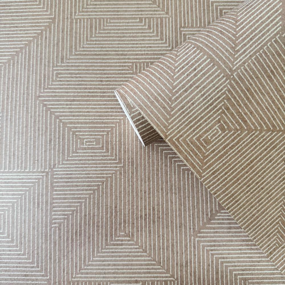 Zen Cleopatra Wallpaper - Bronze Brown - Galerie - DWP0368 - 05Wallpaper199