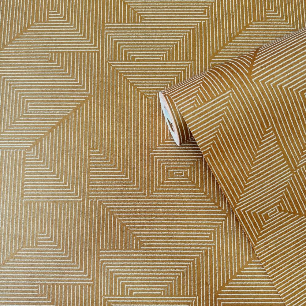 Zen Cleopatra Wallpaper - Yellow - Galerie - DWP0368 - 02Wallpaper199
