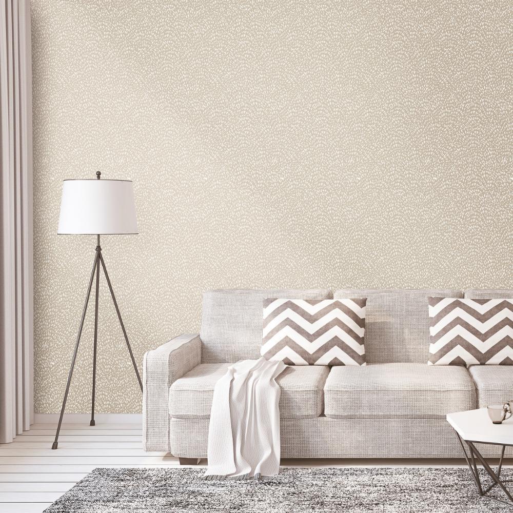 Zen Fan Fleck Wallpaper - Cream - Galerie - DWP0363 - 03Wallpaper199